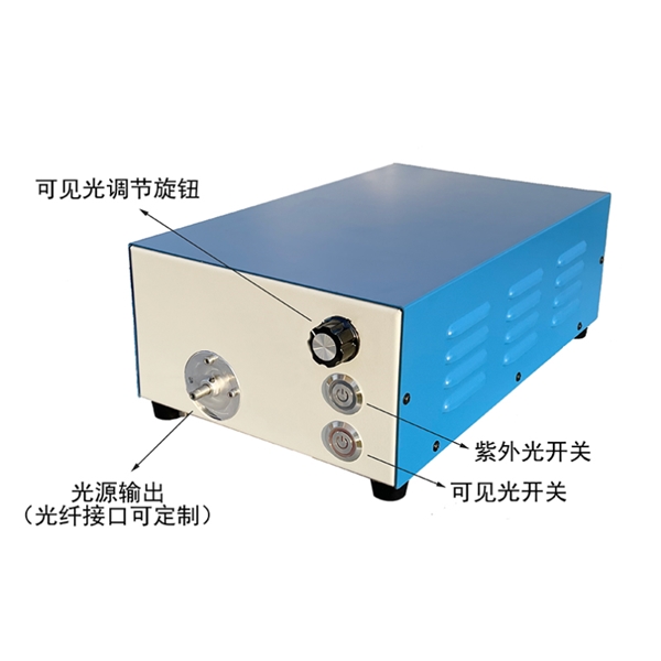 紫外可见光源 200-2500nm 紫外光可见光近红外光的氘-卤灯光源